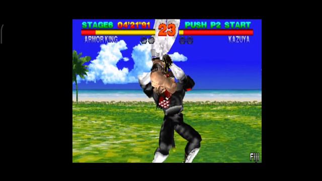 TEKKEN (1994) - Armor King Arcade Mode Full Gameplay смотреть онлайн