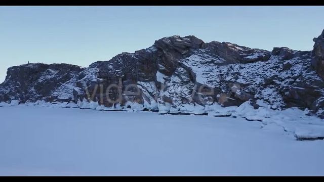 Rocks on Baikal Lake in Dusk смотреть онлайн