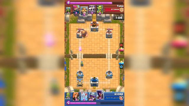 ТОПОВЫЙ БОЙ В CLASH ROYALE!!! смотреть онлайн
