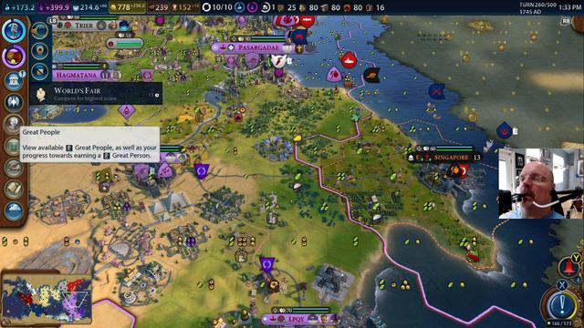 Civilization 6: New Frontier Playthrough by mouth with the Quadstick on Xbox One X - Persia смотреть онлайн