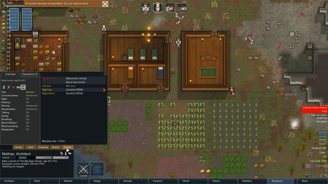 Let's Play Northernlion's RimWorld | Andy Has An Accident | Part 9 (Rimworld 2016 Gameplay) смотреть онлайн