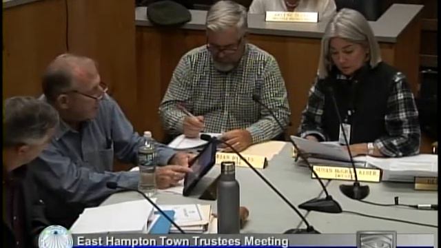 East Hampton Town Trustees Meeting 10/28/2019 смотреть онлайн