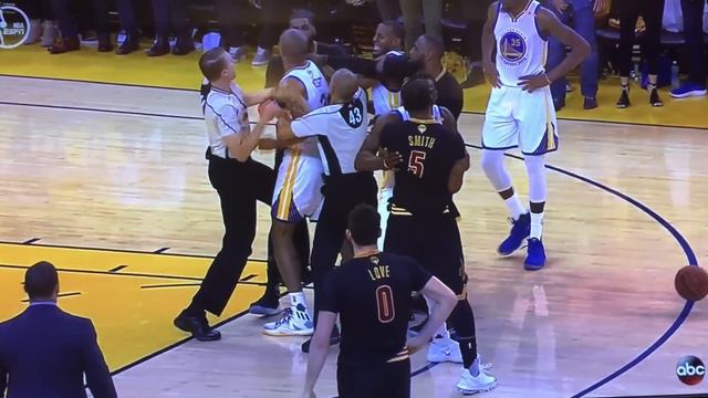 DAVID WEST SHOVES KYRIE IRVING. CAUSES A FIGHT!! смотреть онлайн