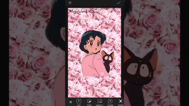 Haciendo un edit de Ami-Chan de Sailor Moon 🌙🖤 смотреть онлайн
