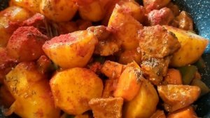 Жаркое со свининой.