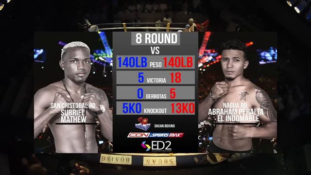 Subriel "Browny" Matthew Vs Abraham "El Indomable" Peralta смотреть онлайн