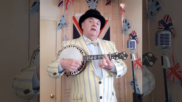 Derek Herbert -George Formby Tribute-sings The Bowler Hat song playing his ukulele banjo. смотреть онлайн