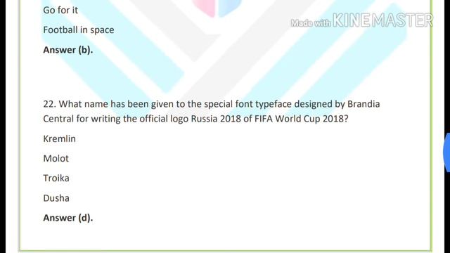 FIFA World Cup 2018 | Current Affairs World Cup 2018 | GK on world Cup Russia | Sports Gk Questio смотреть онлайн