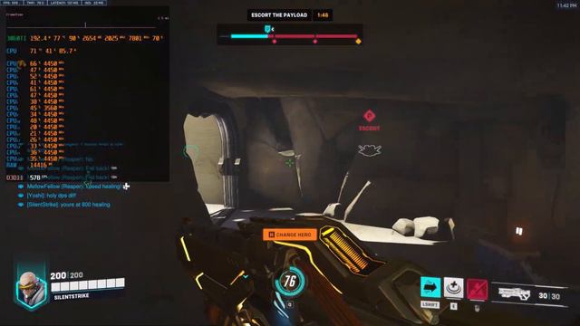 Ryzen 5800X3D Overwatch 2 FPS TEST смотреть онлайн