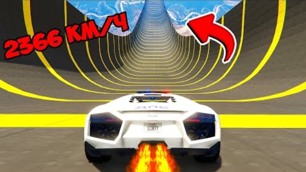 {Скорти} СПУСК БЕЗ ТОРМОЗОВ НА ЧИТЕРСКОЙ ТАЧКЕ ПО МЕГА ТРАМПЛИНУ В ГТА 5 МОДЫ! ОБЗОР МОДА в GTA 5 В