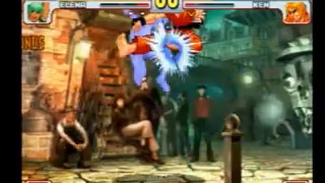 Street Fighter III Third Strike - Elena VS Ken - for fun смотреть онлайн