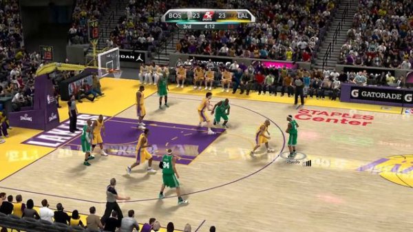 NBA 2K10 [PC] - Boston Celtics vs. Los Angeles Lakers [Full Game]