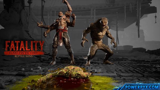 Mortal Kombat 1 - Reptile All Fatalities (Secret Fatality & Primary Fatality)