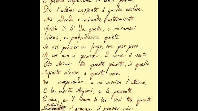 Ramon, Il Taverniere....... L'infinito G. Leopardi смотреть онлайн