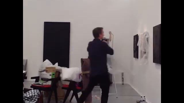 Frieze Masters setup 2013 - FN Souza/Grosvenor Gallery смотреть онлайн