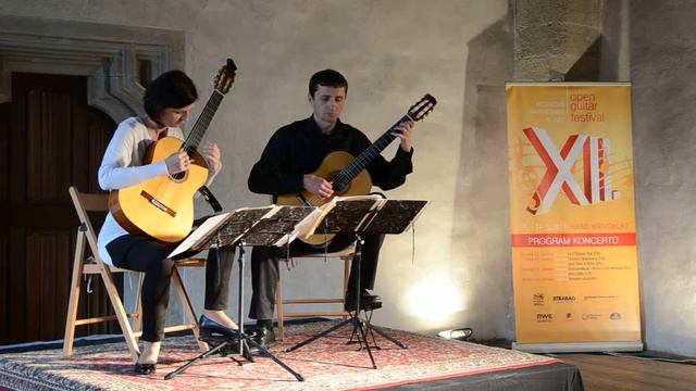 Duo Cantique: Mario Castelnuovo-Tedesco - Sonatina canonica op.196 - 2. a 3. věta смотреть онлайн