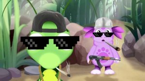 Лунтик RYTP Детский домик 3 Пуп Ржака