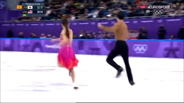 2018 OG Team Maya & Alex Shibutani SD ESP смотреть онлайн