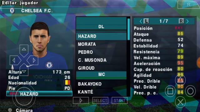 ACTUALIZACIÓN PES 2018 V3 PARA EMULADOR PPSSPP CON NUEVOS TATUAJES + NARRADORES EN ESPAÑOL