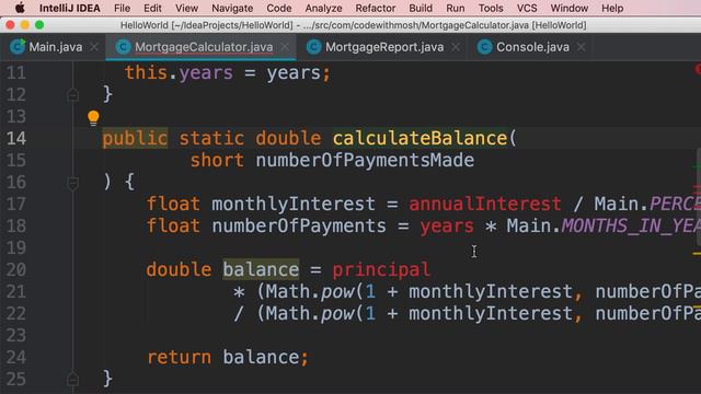 27- Extracting the MortgageCalculator Class смотреть онлайн