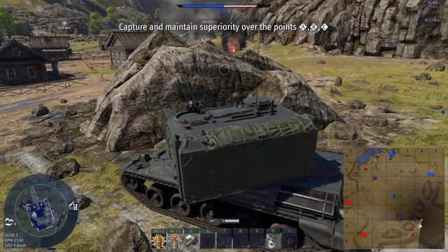 War Thunder; AuF1; I should have used smoke earlier at the end; Ground Arcade смотреть онлайн