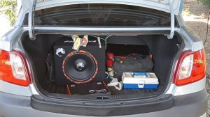 Замена штатных динамиков в задней полке Kia Rio2 на DL Audio Piranha 57 V.2