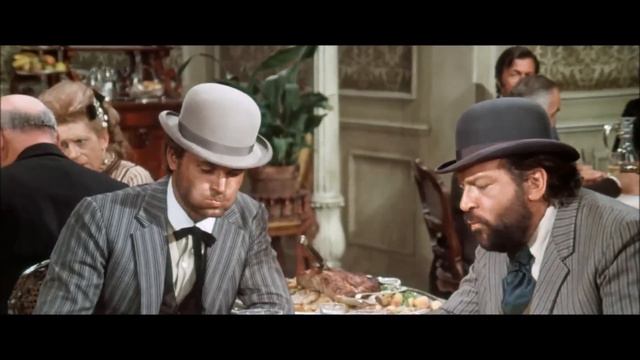 Bud Spencer e Terence Hill - Trinità - Pranzo nel ristorante di lusso смотреть онлайн