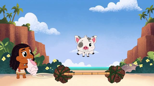 Coach Moana 💪 | Chibi Tiny Tales | Moana | @disneychannel смотреть онлайн