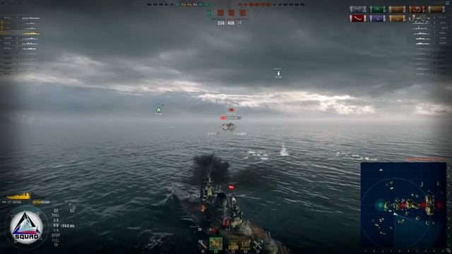 Папа-Amagi или Душа самурая. World of Warships 0.5.3.1 смотреть онлайн