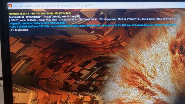 FurMark GTX 760 2GB GALAX