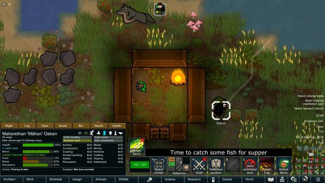 Lone Wolf/Ranger | RimWorld, RPG Survival Story 🍄 01 ‘Malion’s New Home’ (Deaf Friendly)🌲 смотреть онлайн