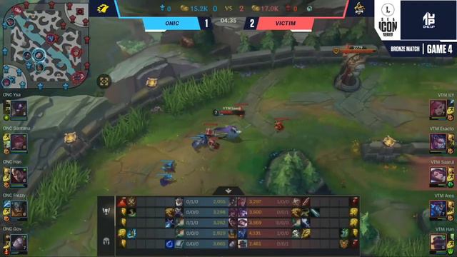 WILDRIFT SEA ICON SERIES | INDONESIA | BRONZE MATCH | VICTIM VS ONIC | GAME 4 | DAY 3 смотреть онлайн