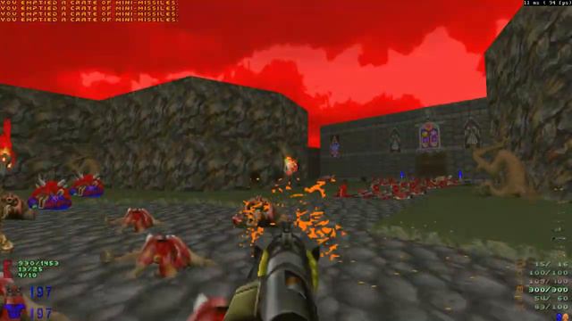 [Doom 2] Alien Vendetta + Final Doomer v3.4 (Vendettaguy), map 25 смотреть онлайн
