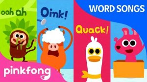 Animal Sounds | Word Power | Word Song | Pinkfong Songs for Children