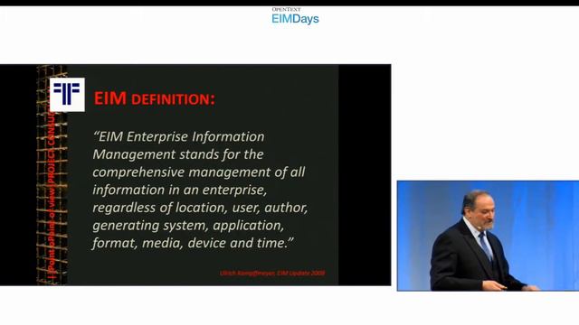 [DE] "Enterprise Information Management" | Dr. Ulrich Kampffmeyer | EIMDays | München | 2013 смотреть онлайн