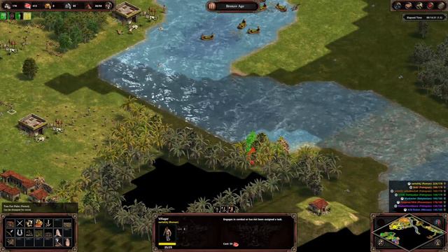Age of Empires: Definitive Edition - 4v4 RM Romans Rivers - eartahhj - 28/04/2020 смотреть онлайн