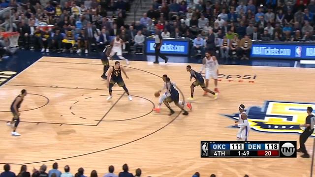 Gary Harris Game Winner vs Thunder! Murray Got Adams Leaning! 2017-18 Season смотреть онлайн