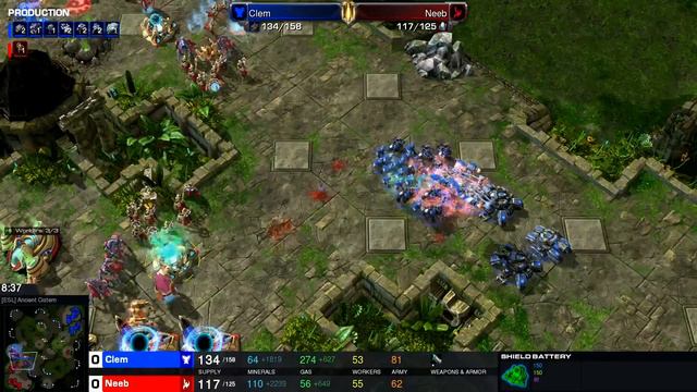 StarCraft 2: HYPER INTENSIVE Terran vs Protoss - Clem vs Neeb (Bo3) смотреть онлайн