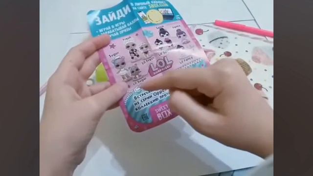 Распаковка sweet box куколки LOL🎀 смотреть онлайн