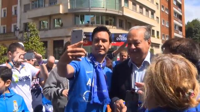 http://deporteenasturias.com | Llegada de Carlos Slim y Arturo Elías a Oviedo 22052015 смотреть онлайн