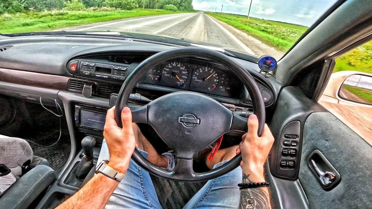 1992 Nissan Bluebird 2.0 SSS limited - ТЕСТ-ДРАЙВ ОТ ПЕРВОГО ЛИЦА смотреть онлайн