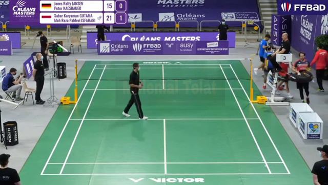 Sabar K Gutama / M Reza Pahlevi Vs Jones Ralfy Jansen / Peter Kaesbauer ||Orleans Masters смотреть онлайн