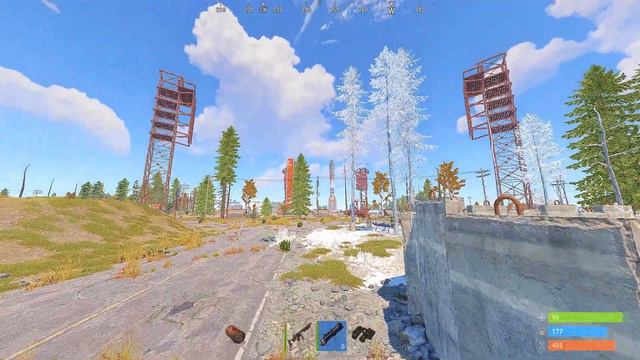 RUST - ОТЖИМАЮ КОСМОДРОМ У Bradley - РАСТ смотреть онлайн