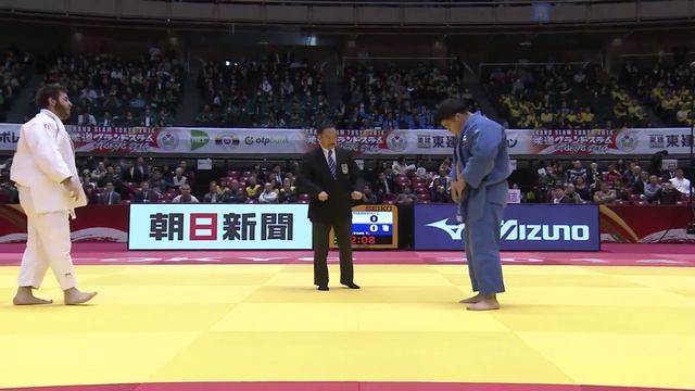 Levan Matiashvili (GEO) vs Takeshi Ojitani (JPN) +100kg Tokyo Grand Slam 2014 смотреть онлайн