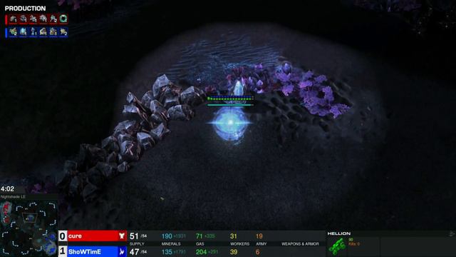 Starcraft 2: Cure vs ShoWTimE Best of 3 - Stay at Homestory Cup - Group Stage 1 (Group H) смотреть онлайн