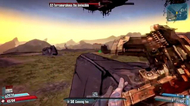 Borderlands 2 TVHM - Terramorphous the Invincible - Siren Solo Kill смотреть онлайн