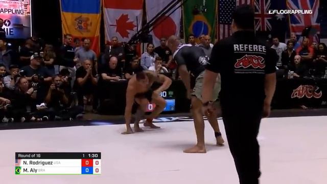 Nick Rodriguez vs Mahamed Aly - 2019 ADCC World Championships смотреть онлайн