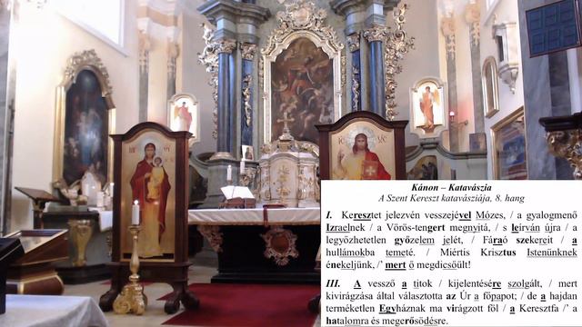 IX. 11. - Pünkösd u. 14. (Keresztfelmagasztalás előtti) vasárnap - Utrenye - 5. hang смотреть онлайн