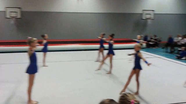 Borge Turnforening - warming up routine - rytmisk gymnastikk смотреть онлайн