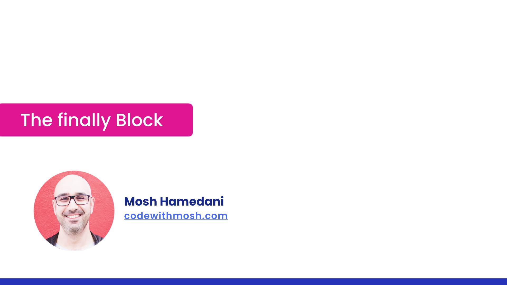 8- The finally Block смотреть онлайн